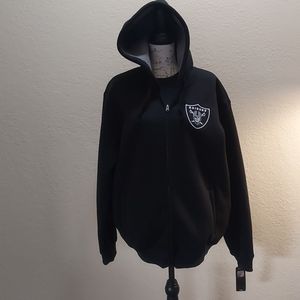 NOS NFL BRAND RAIDERS HOODIE SIZE M